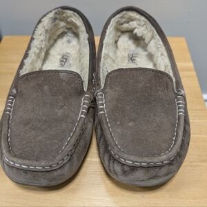 UGG Brown Suede Slippers